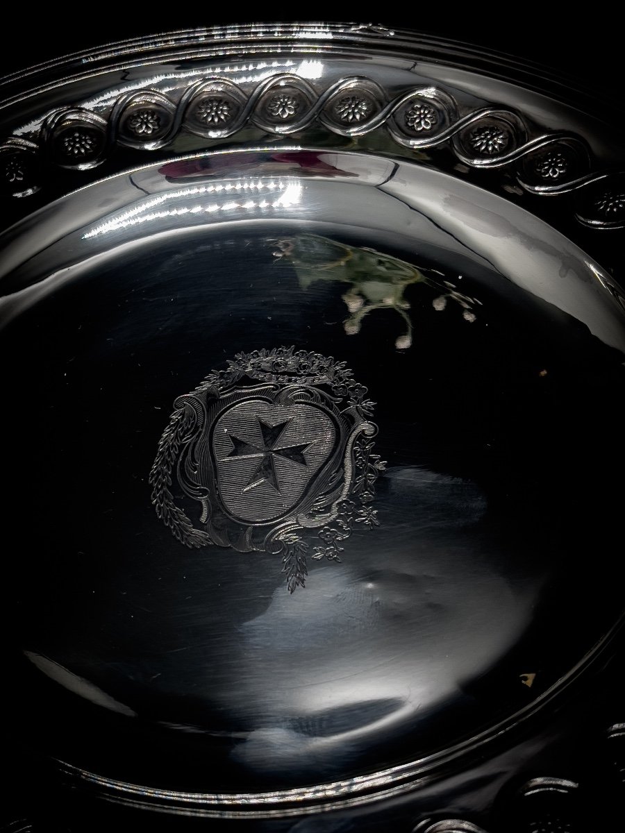 Bointaburet, Series Of Four Plates In Sterling Silver-photo-4