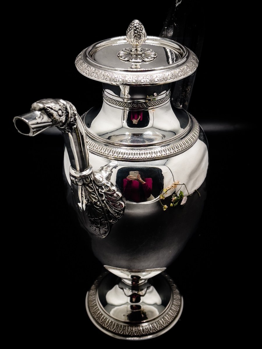 Coffee Maker In Sterling Silver 834/1000-photo-2