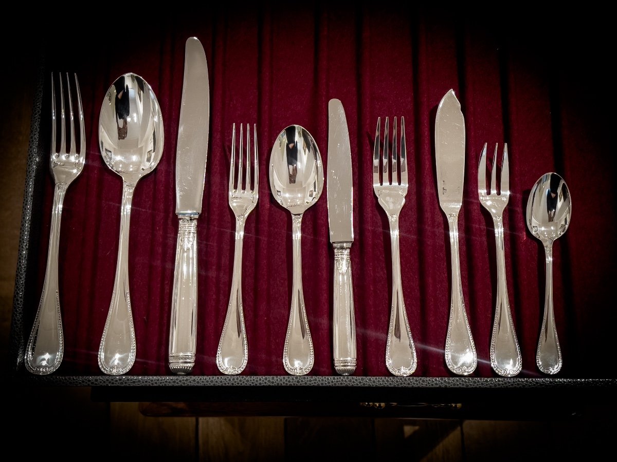 Cutlery Set Christofle Model “malmaison”-photo-2
