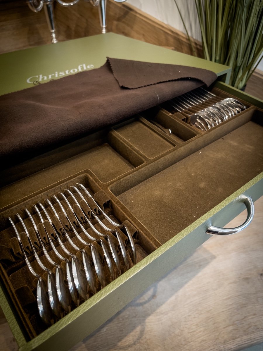 Christofle “pearls” For 12 People-photo-4
