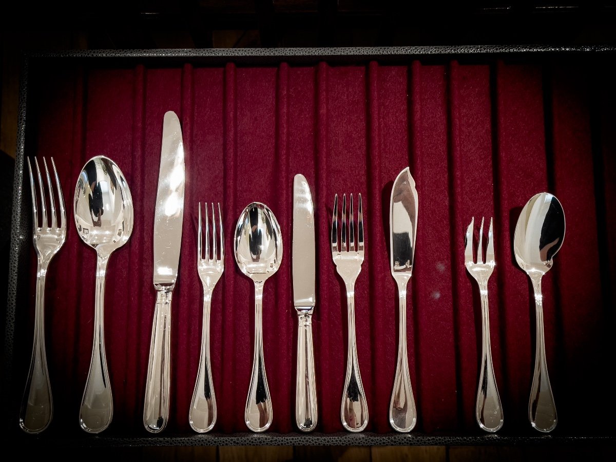 Cutlery Set Christofle Model “albi”-photo-2