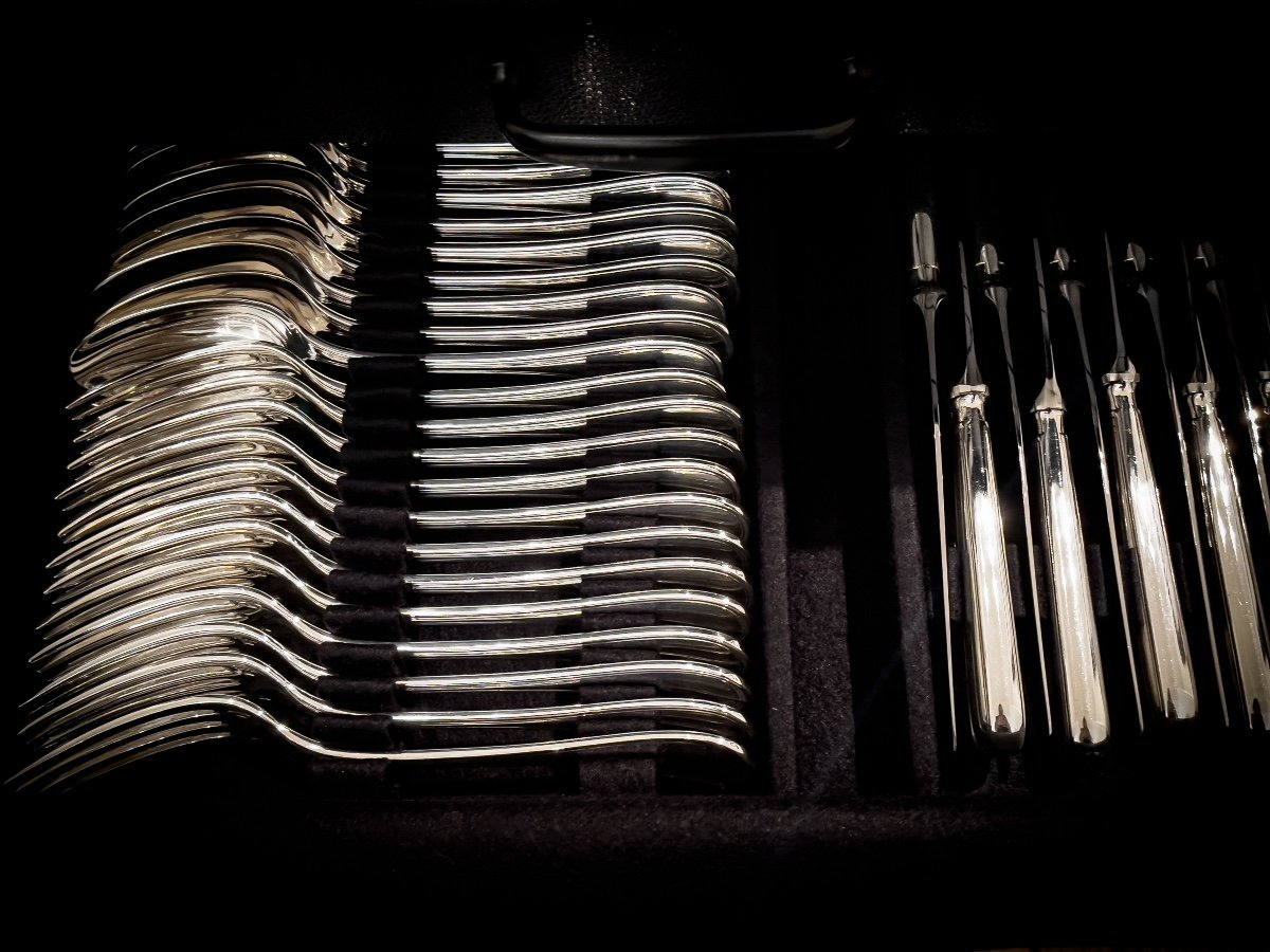 Cutlery Set Christofle Model “albi”-photo-6