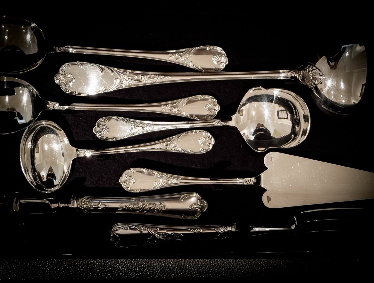 Christofle Housewife For 12 People Model “marly”-photo-2