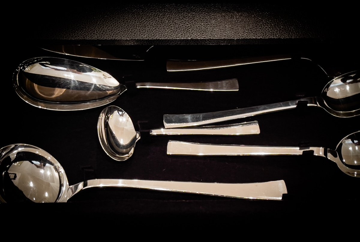 Christofle Cutlery Set For 12 People “concorde” Model-photo-3