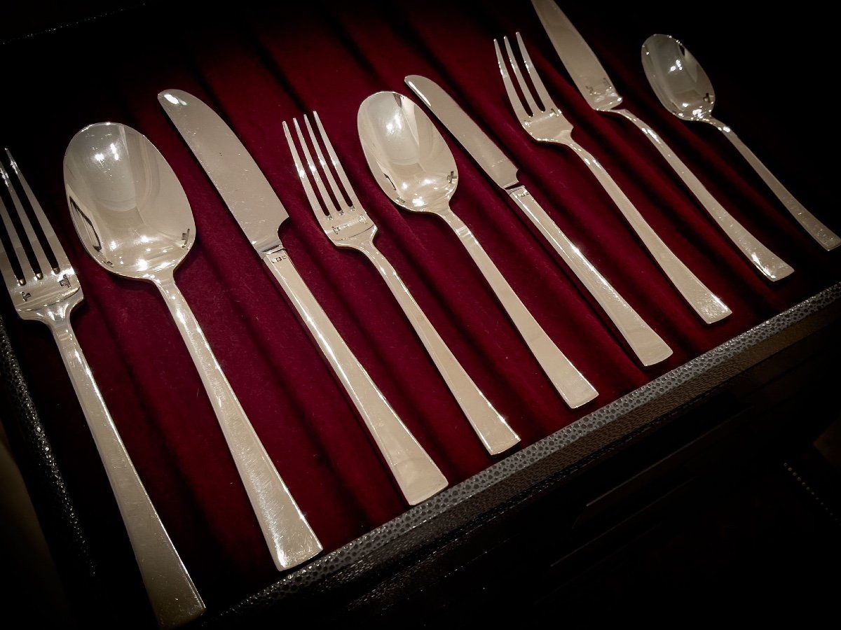 Christofle Cutlery Set For 12 People “concorde” Model