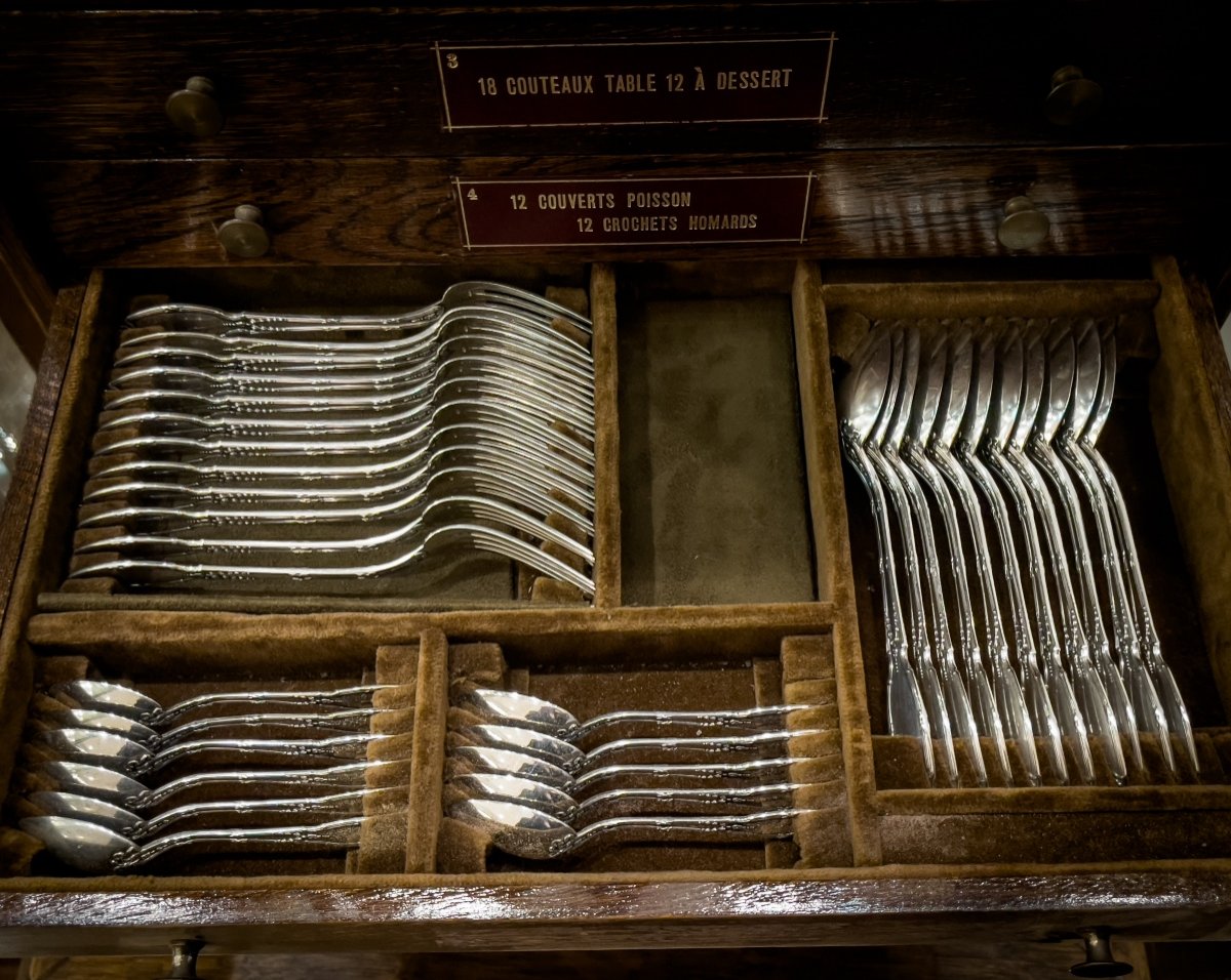 Sterling Silver Cutlery Set By Maison Delheid-photo-8