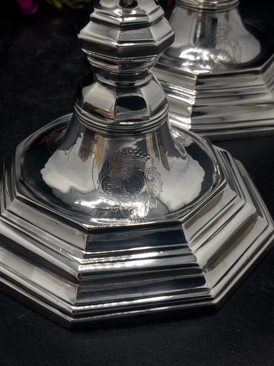 Pair Of Candlesticks Paris - 1728/1729-photo-3
