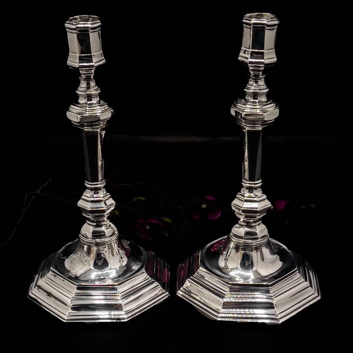 Pair Of Candlesticks Paris - 1728/1729