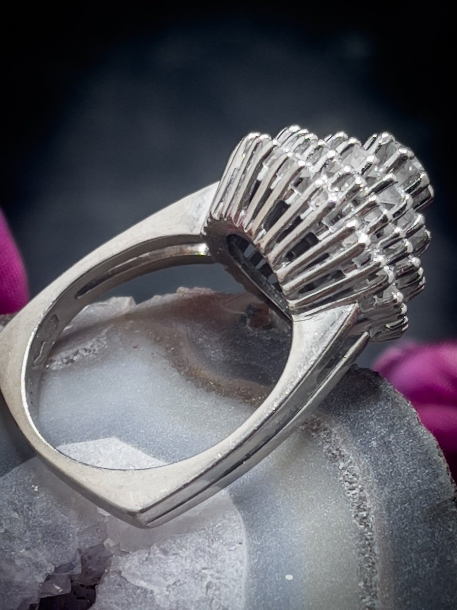 Ring "dome" In 18 K Gold-photo-4
