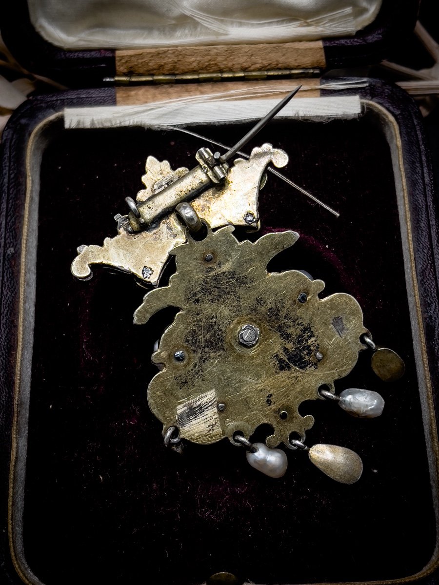 Exceptional Hungarian Brooch 17th-photo-4