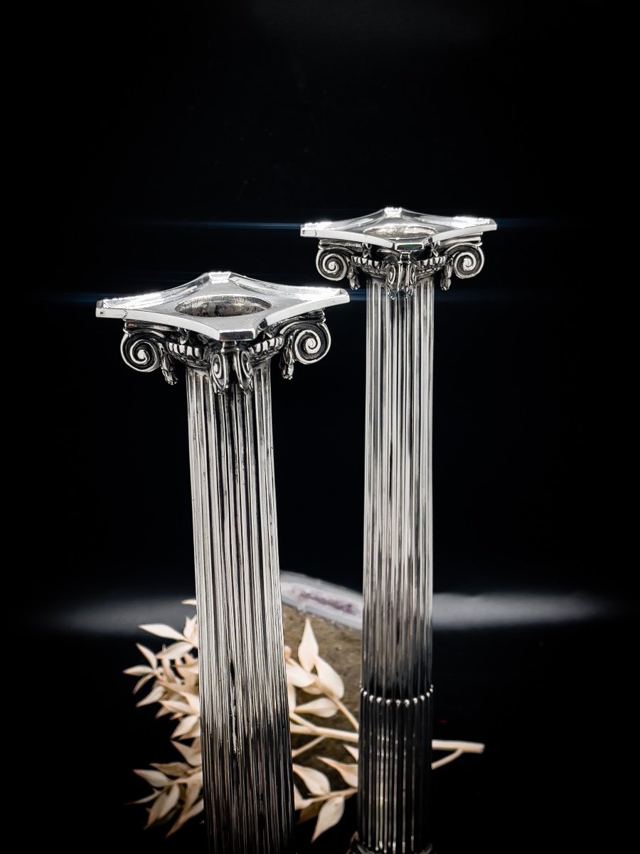 Splendid And Elegant Pair Of Candlesticks-photo-1