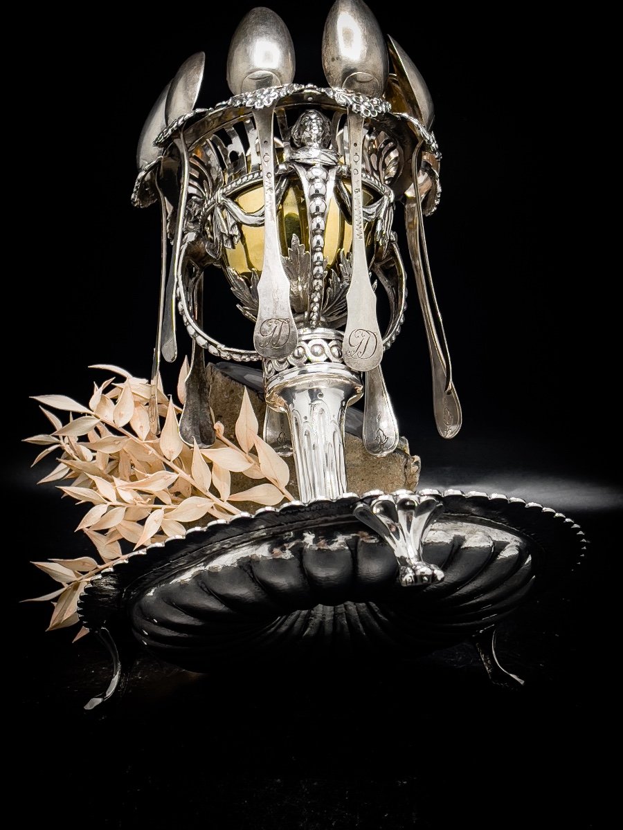 Louis XVl Silver Sugar Bowl-photo-7