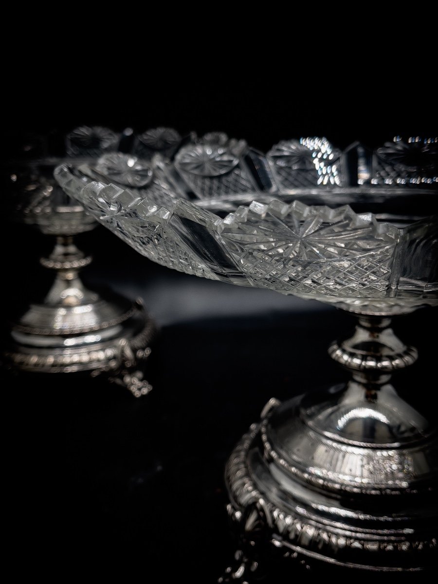 Pair Of Cups On Napoleon III Feet-photo-3