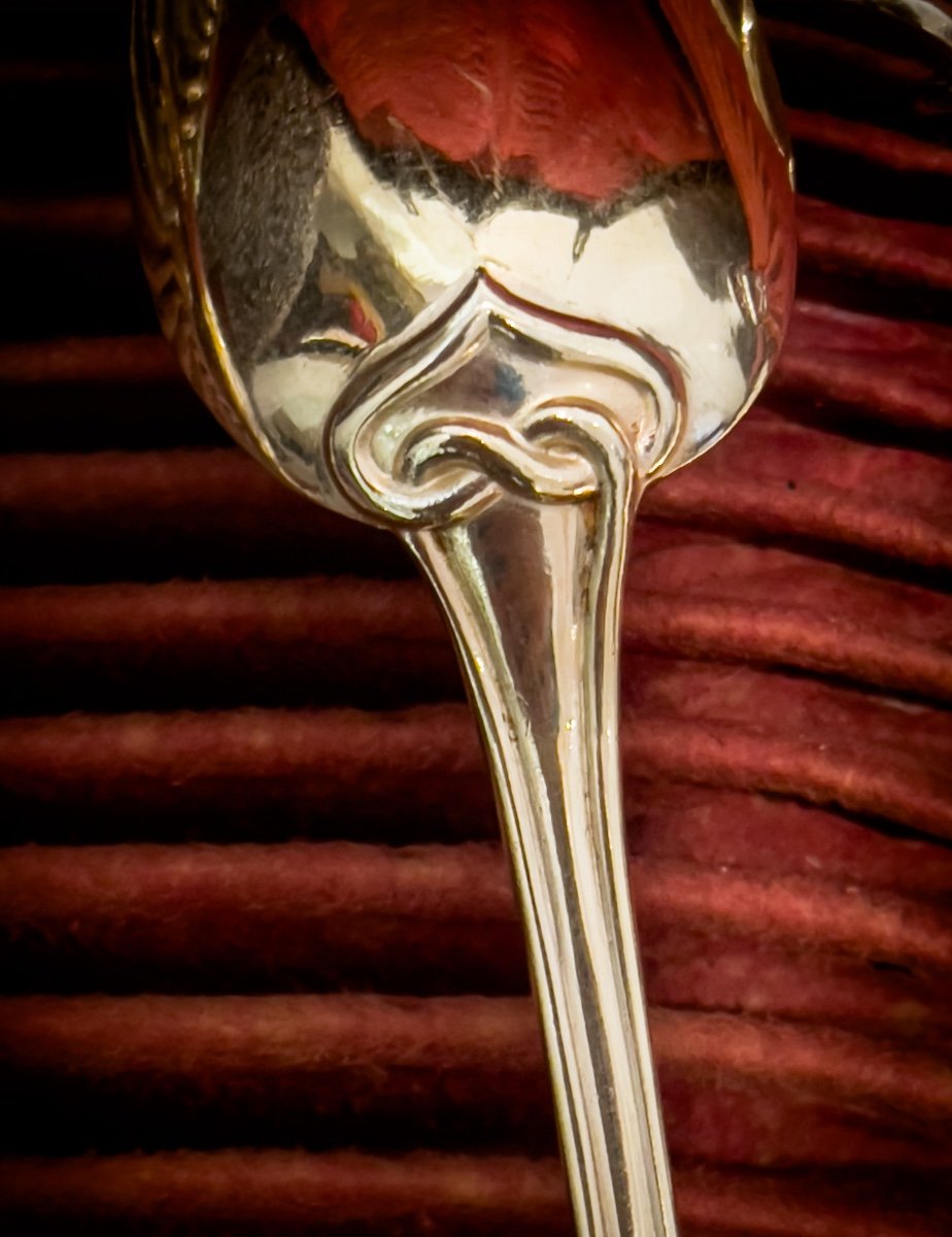 Vermeil Dessert Cutlery (silver 950/1000)-photo-4