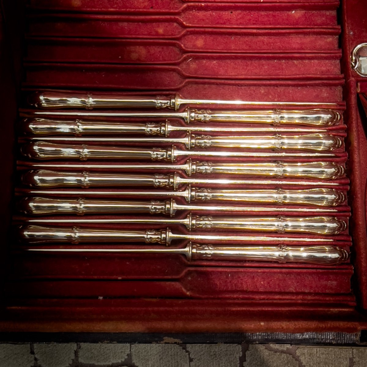 Vermeil Dessert Cutlery (silver 950/1000)-photo-1