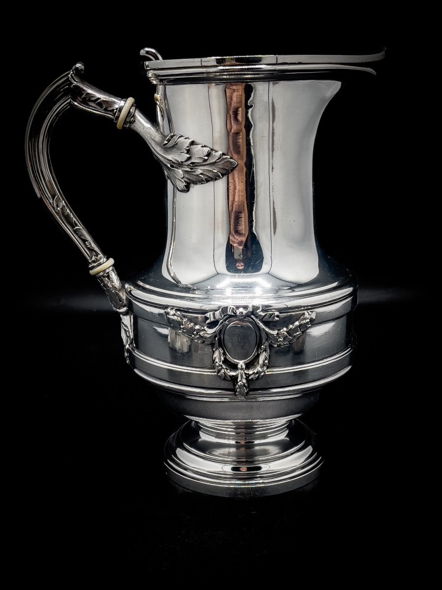 Henin & Co Jug In Sterling Silver 950/1000-photo-2