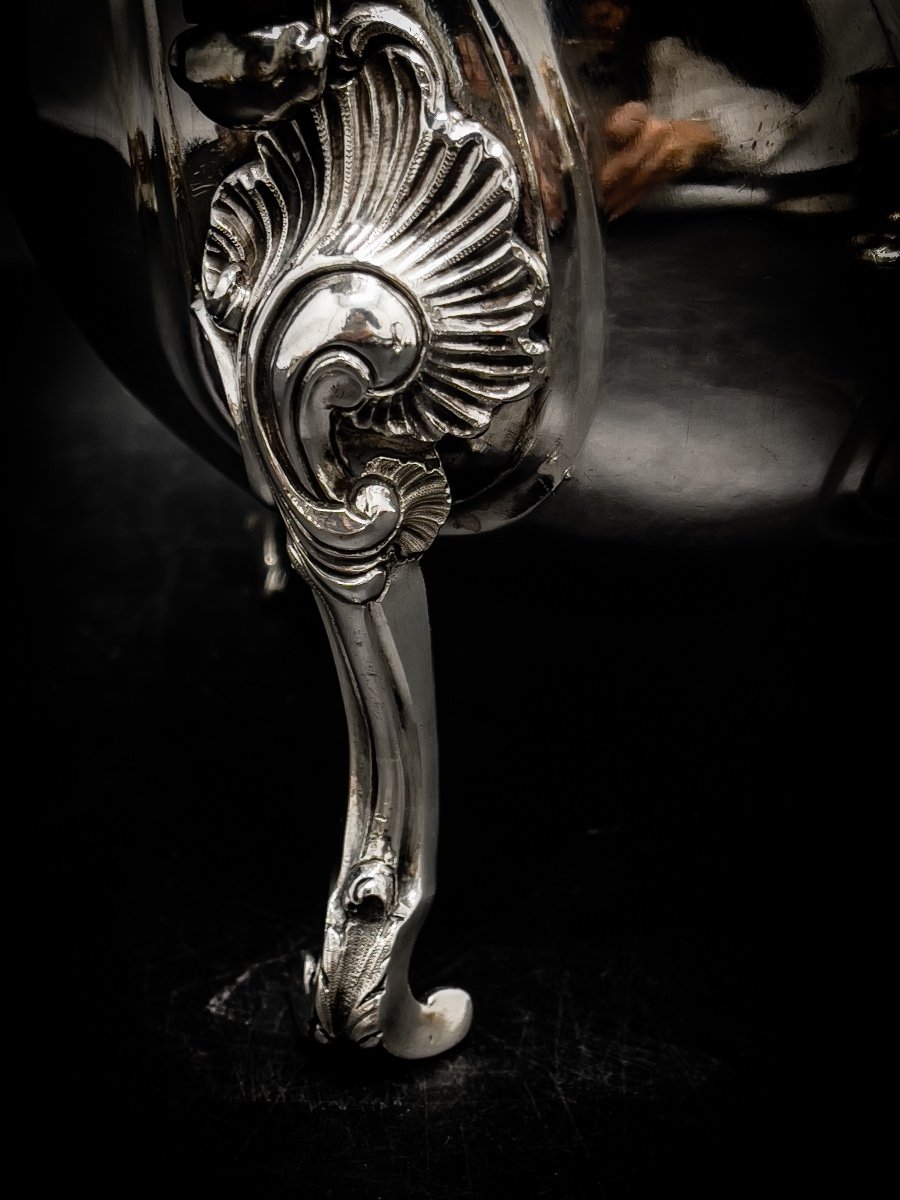 Ghent 1778, Large Coffee Maker In Sterling Silver, “torso” Model-photo-1