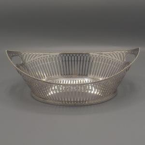 Bread Basket In Sterling Silver 834/1000