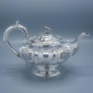 William IV English Teapot In Sterling Silver 925/1000