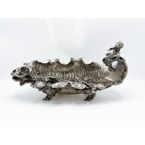 Rococo Style Centerpiece In Solid Silver 800/1000