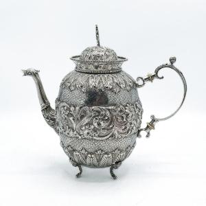 Large Dutch Coffee Pot Sterling Silver