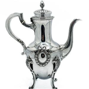 Benke, Rudolphe Coffee Pot In Sterling Silver 1 And Title 950/1000.  