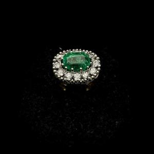 Emerald Ring Art Deco Period Circa 1930.