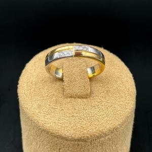 Two-tone Ring In Gold And Diamonds