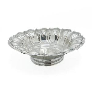 Grande coupe-centre de table en argent massif par Bruckmann & Söhne, Allemagne, début XXe siècl