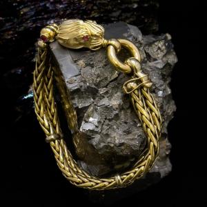 Panther Bracelet In 18k Gold