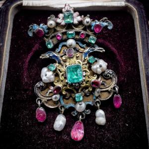 Exceptional Hungarian Brooch 17th