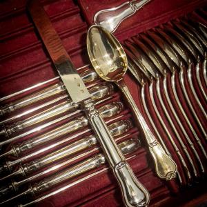 Vermeil Dessert Cutlery (silver 950/1000)