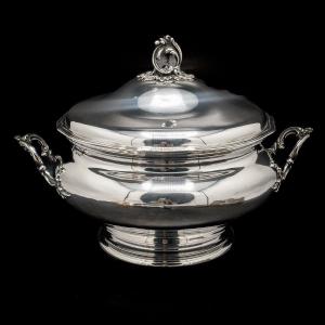 Imposing Tureen In Sterling Silver 950/1000