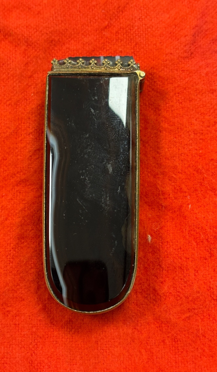 Ancient Pyrogen Black Stone And Metal 