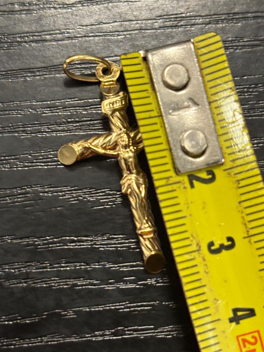 18-carat Gold "cross" Pendant -photo-4