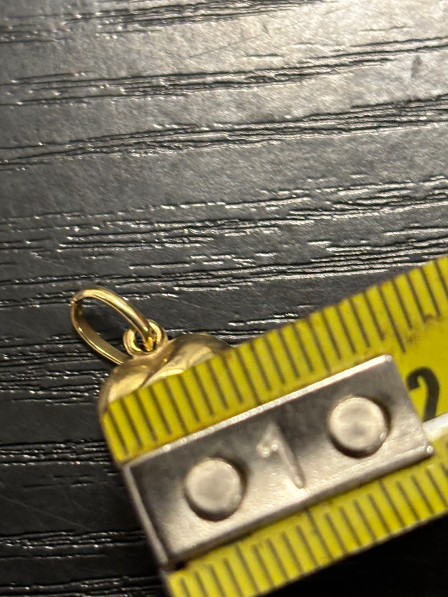 18-carat Gold "heart" Pendant -photo-3