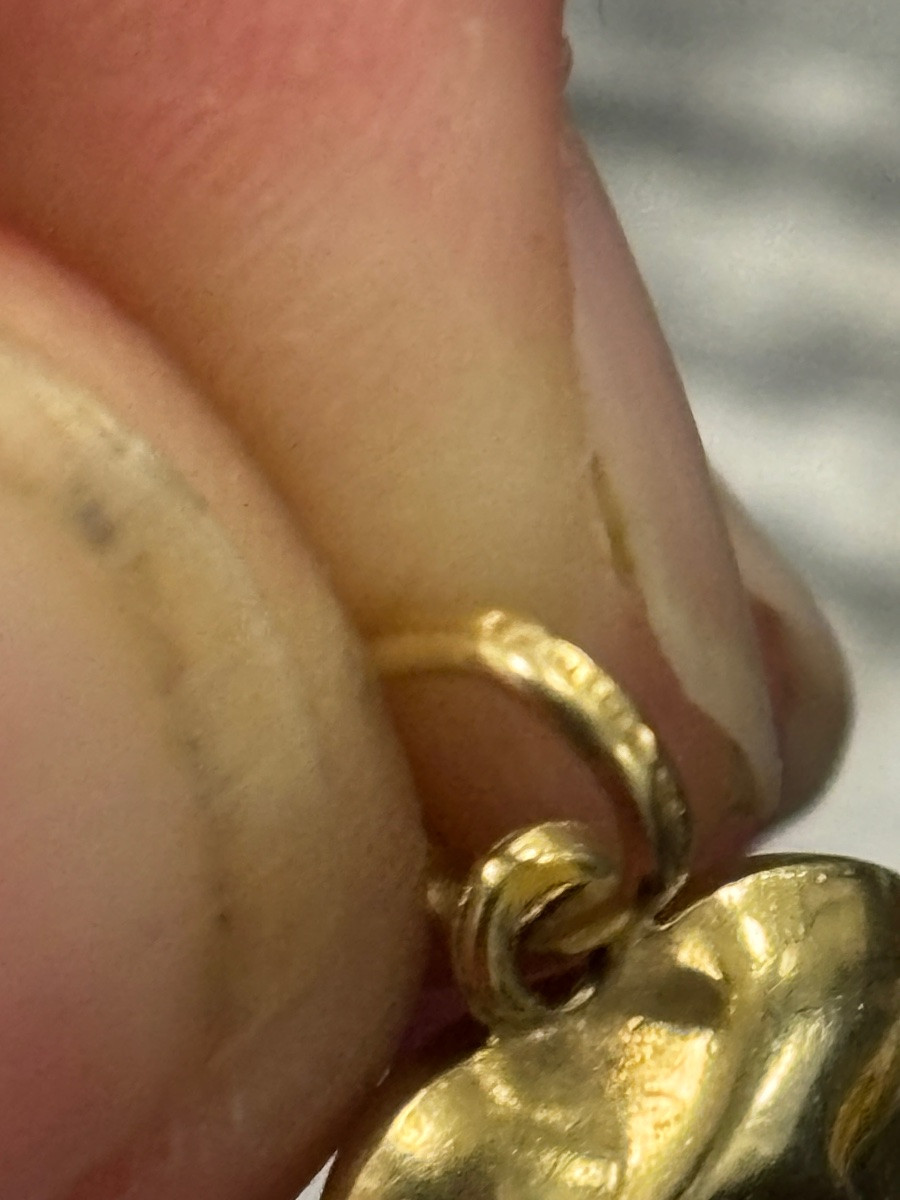 18-carat Gold "heart" Pendant -photo-5