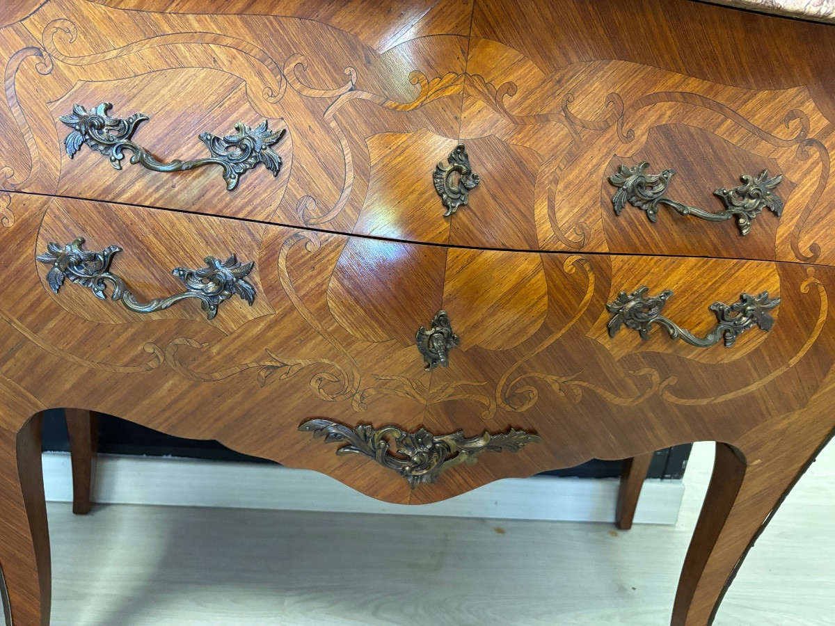 Louis XV Style Chest Of Drawers-photo-2