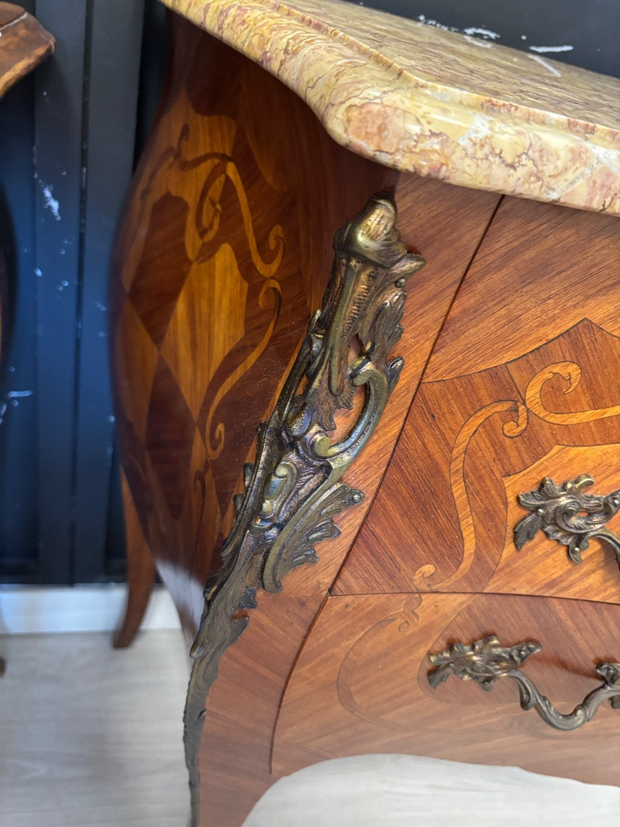 Louis XV Style Chest Of Drawers-photo-4