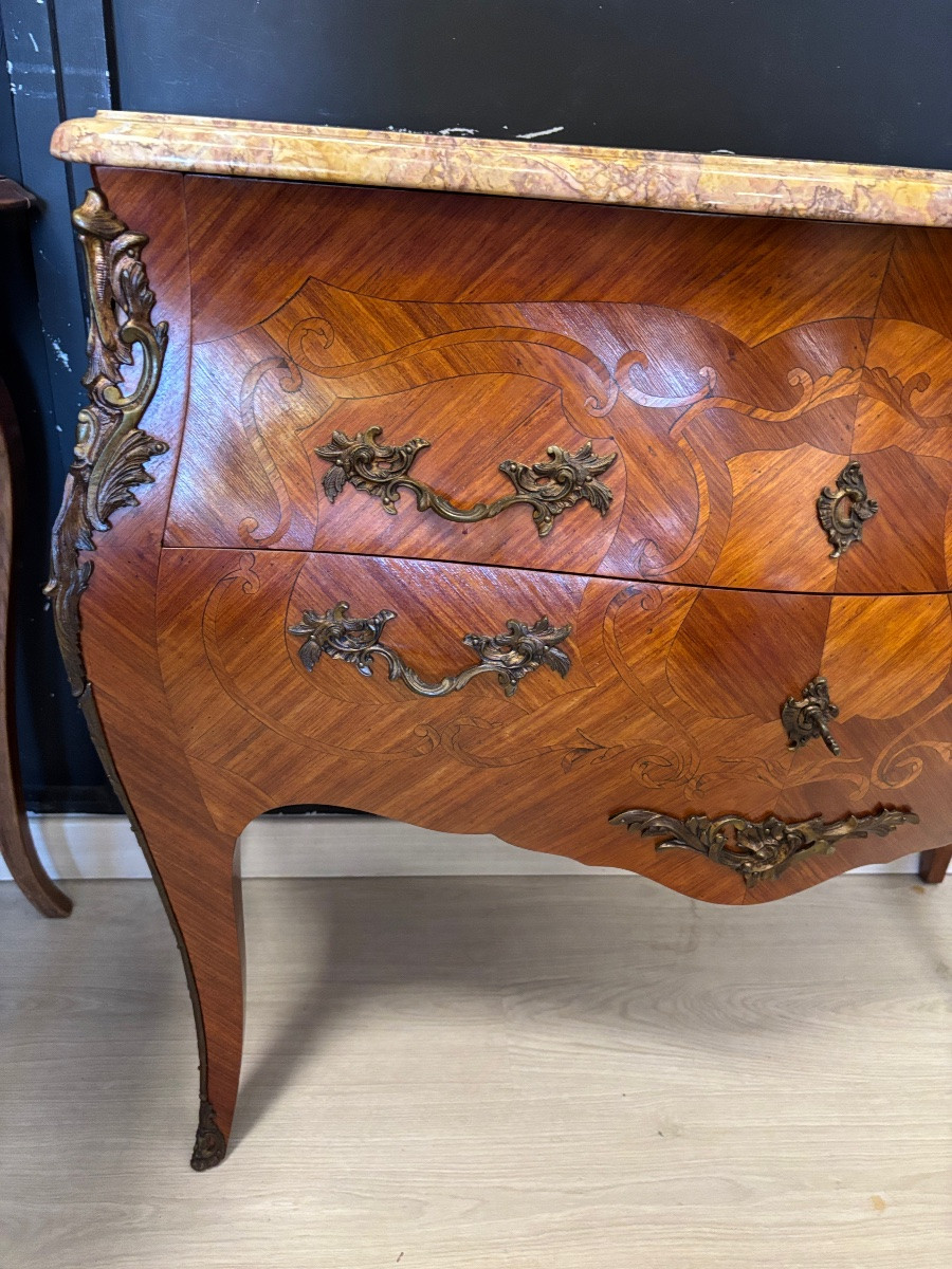 Louis XV Style Chest Of Drawers-photo-1