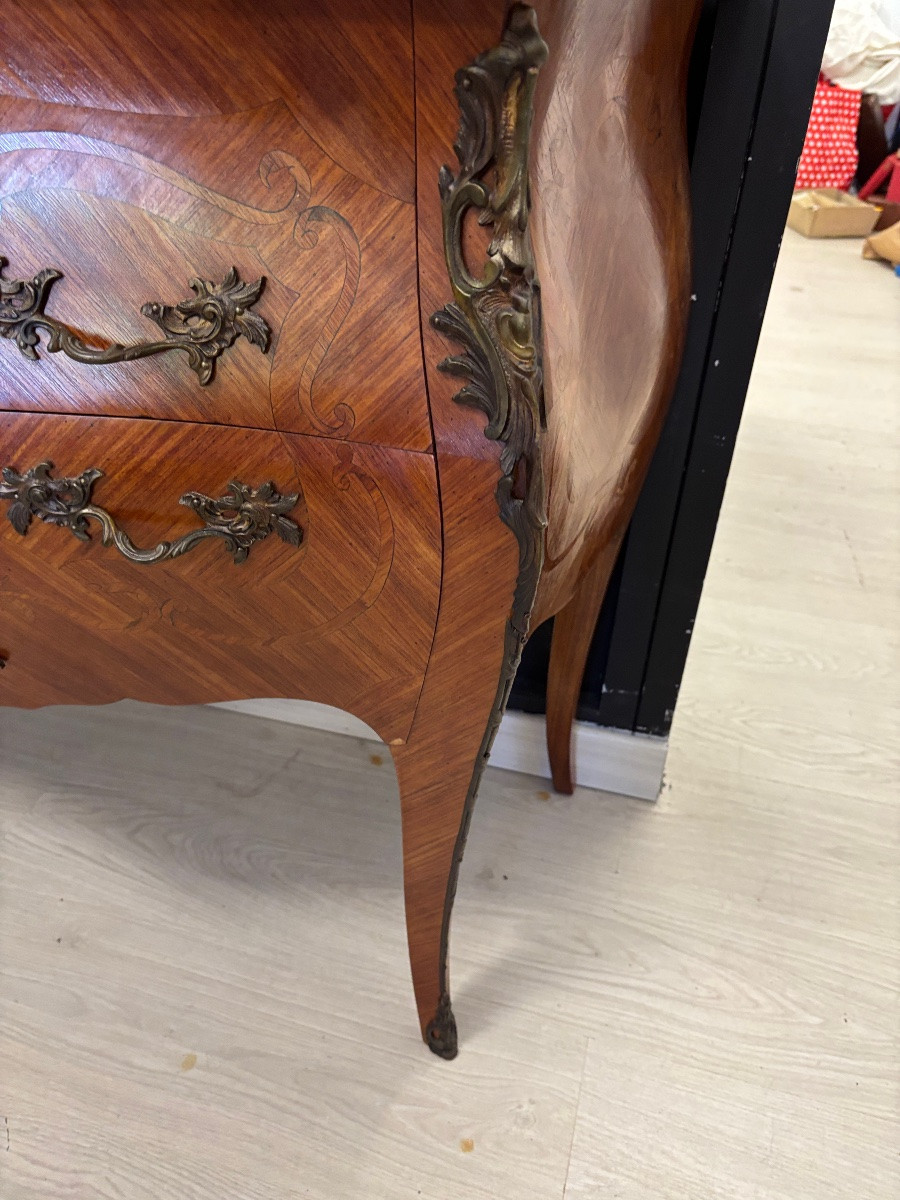 Louis XV Style Chest Of Drawers-photo-2