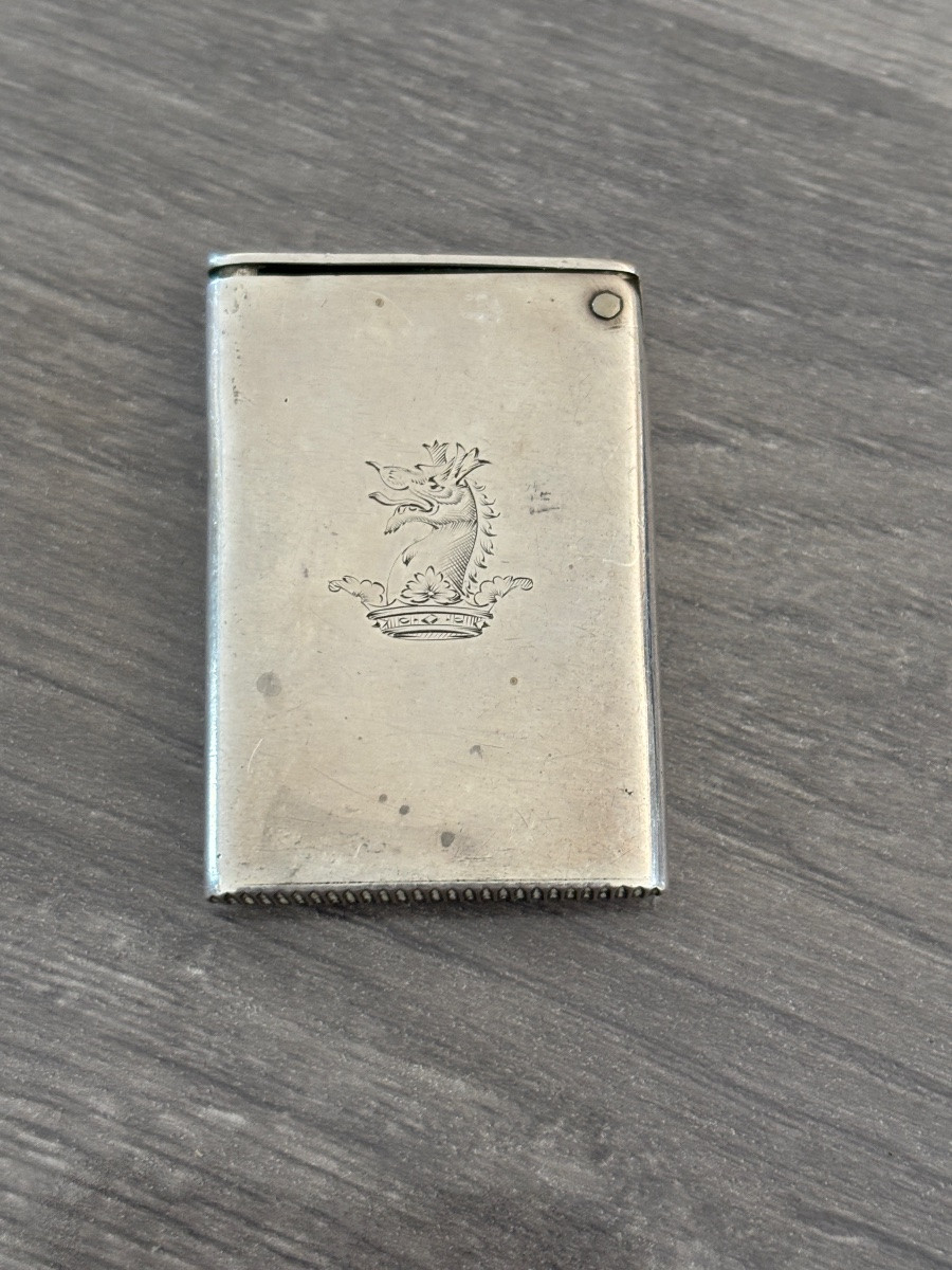 Antique Napoleon III Solid Silver Pyrogen-photo-2