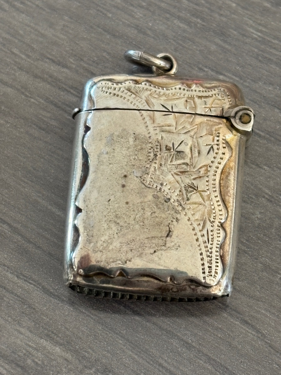 Pyrogène ancien en argent massif 925/1000 Napoléon III-photo-2