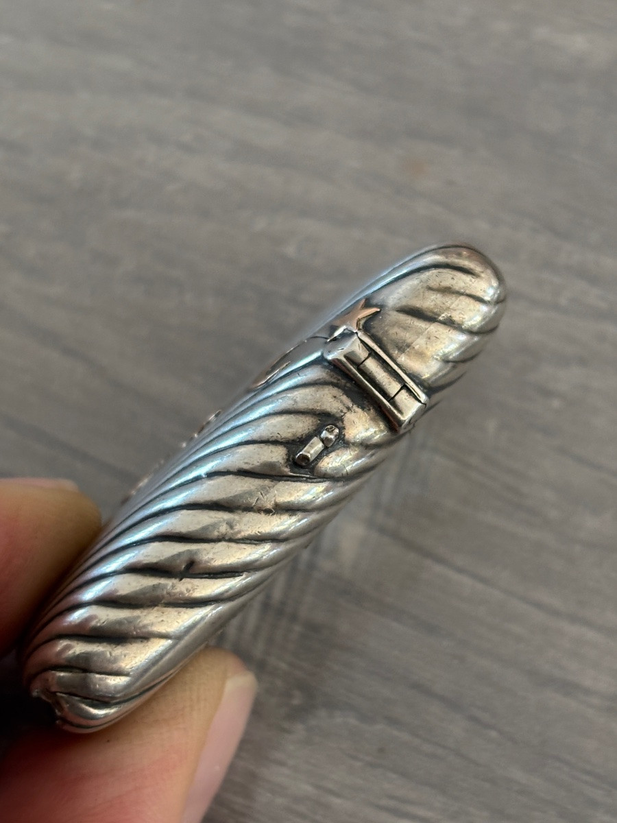 Antique Solid Silver Pyrogen -photo-4