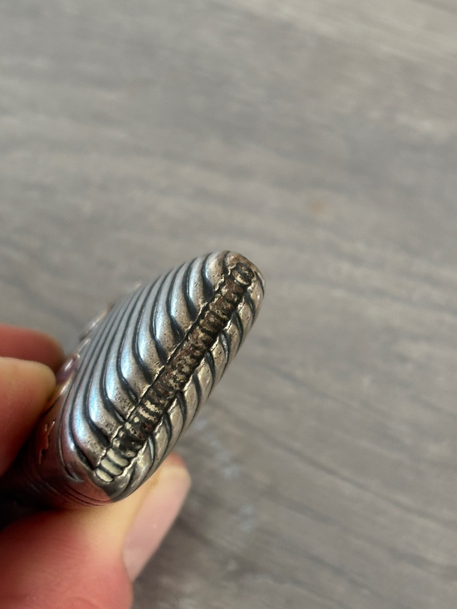 Antique Solid Silver Pyrogen -photo-3