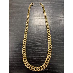 Women's Gold-plated Cuban Link Necklace