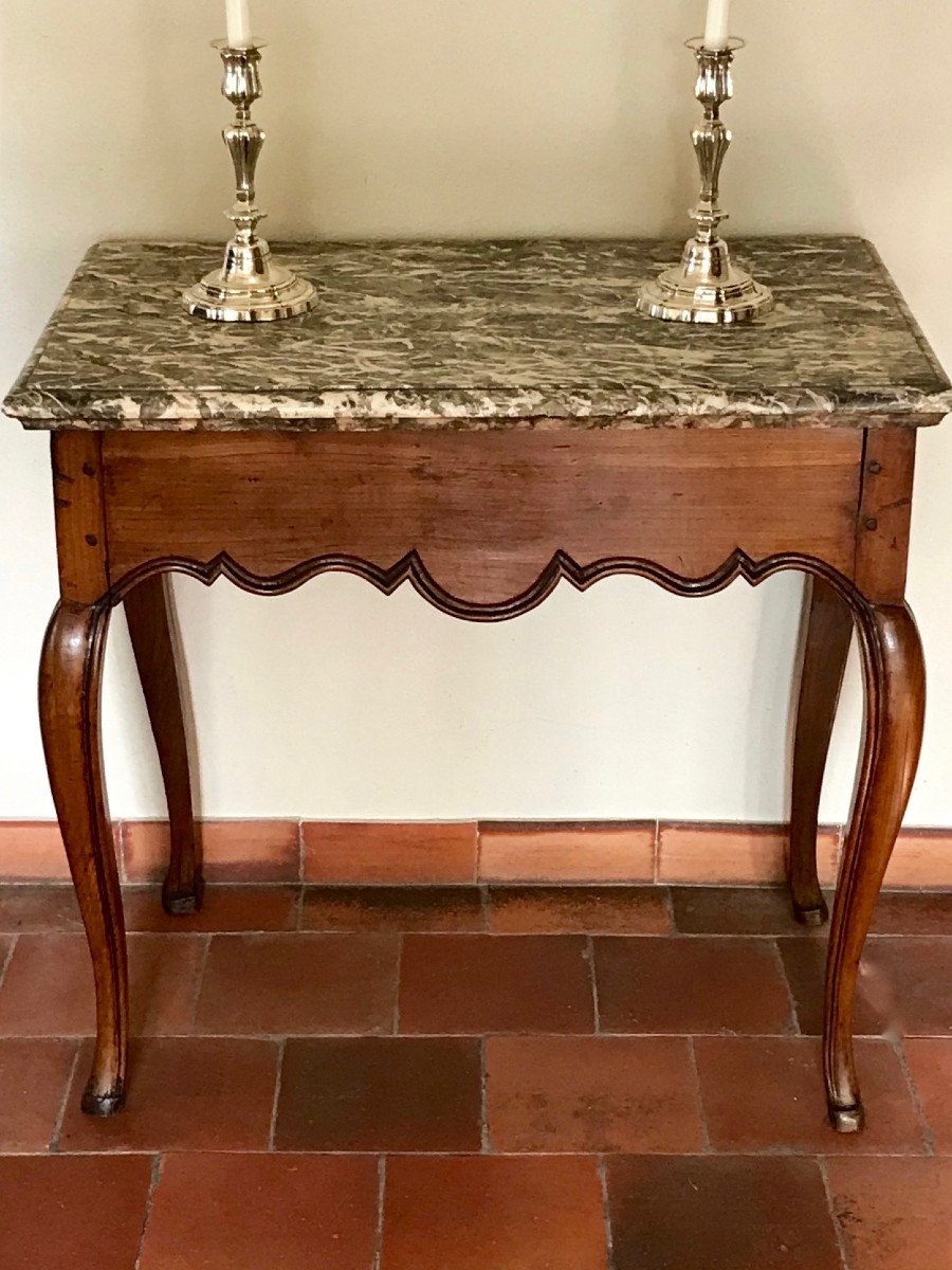 Console Table Louis XV Cherrywood 18th Century-photo-2