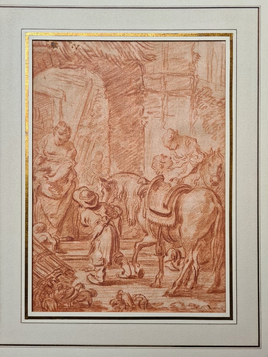 Dessin Sanguine Par François Boucher 