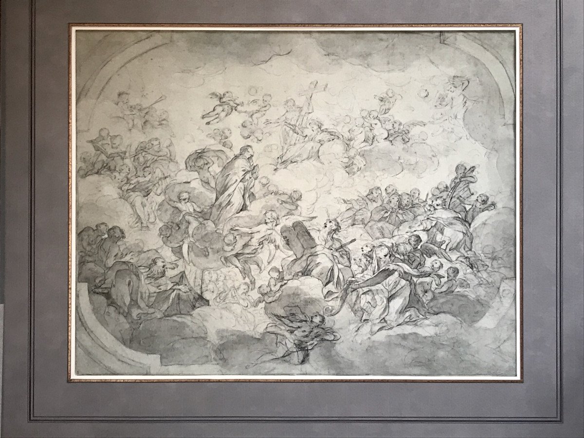 Large Drawing By Charles Natoire