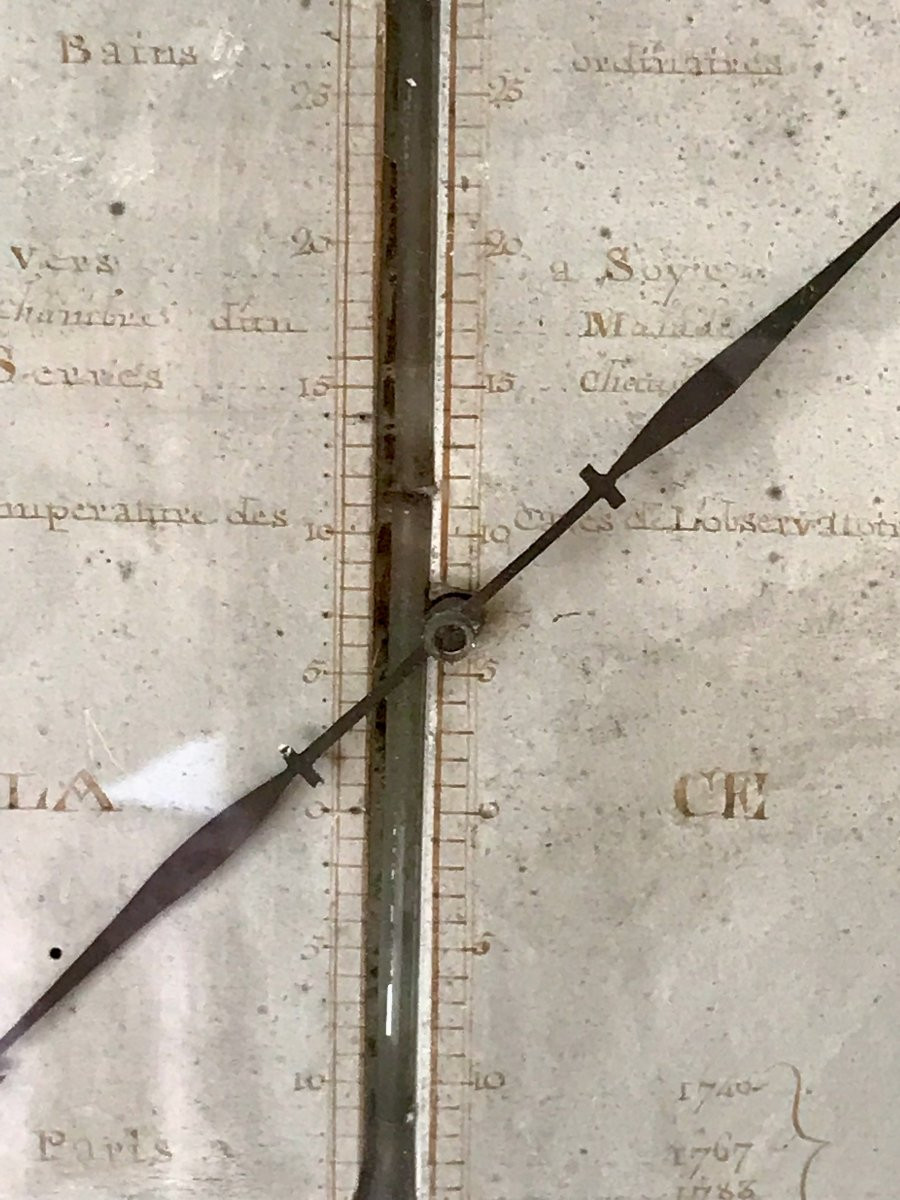 Baromètre En Bois Doré XVIIIe époque Louis XVI-photo-4